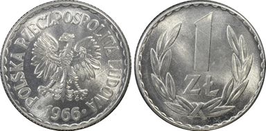 1966 MW Zloty MS67