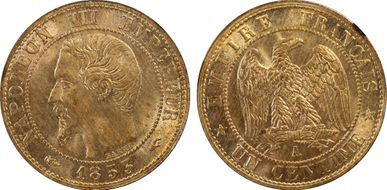 1853-A 1C Gad-86 F-102 MS65+ RB