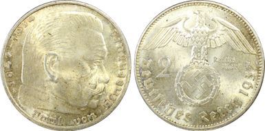 1937-E 2 Mk J-366 MS63