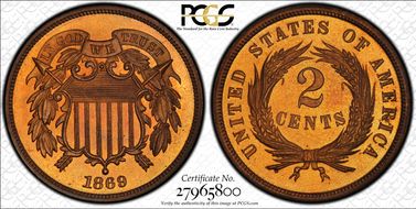 1869 2C PR67RB