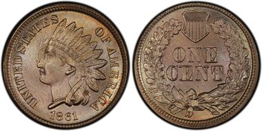 1861 1C MS66