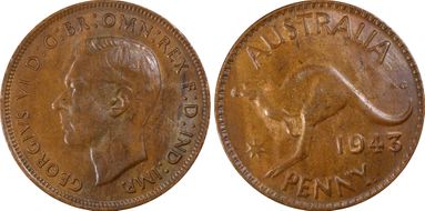 1943 Y. (p) 1D MS63BN