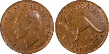 1944 Y. (p) 1D MS64BN