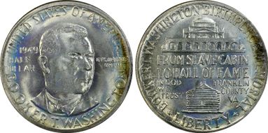 1949 50C Booker T. Washington MS67