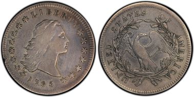 1795 $1 Flowing Hair, BB-29 N1