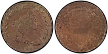 1798 $1 BB-93 AU53