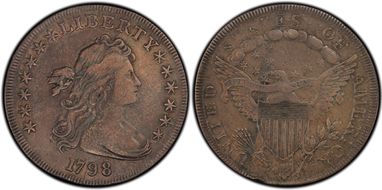 1798 $1 BB-120 VF25