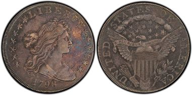 1798 $1 BB-122 AU55