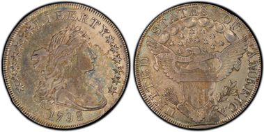 1798 $1 BB-102 AU55