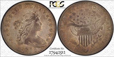 1798 $1 BB-105 AU55
