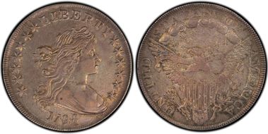 1798 $1 BB-118 AU53