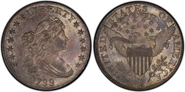 1799 $1 BB-163 MS61