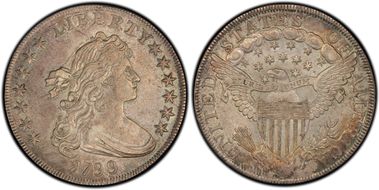 1799 $1 BB-158 AU58