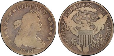1799 $1 BB-159, Stars 8x5 G6