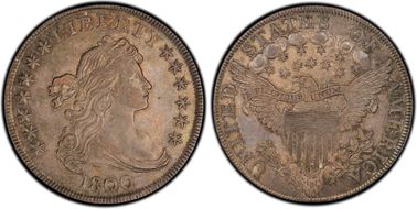 1800 $1 BB-189 AU58