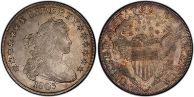 1803 $1 BB-252 AU58+