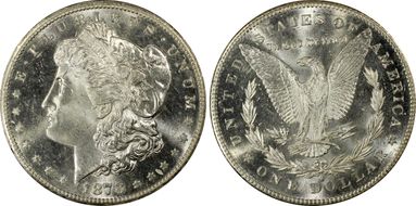 1878-S $1 MS64PL
