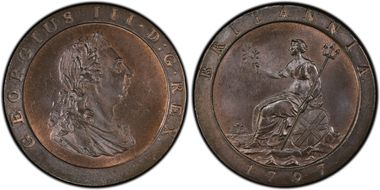 1797 1D S-3777 10 Leaves MS66BN