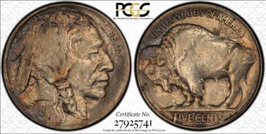 1913-S 5C Type 2 AU55