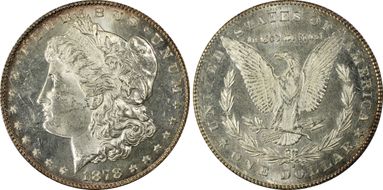 1878-S $1 MS63PL