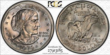 1979-P SBA$1 Wide Rim MS64