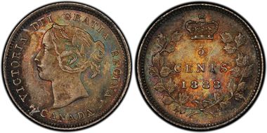 1888 5C AU58
