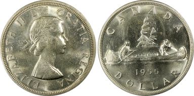 1955 S$1 Arnprior MS62