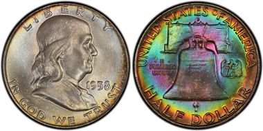 1958-D 50C MS67FBL