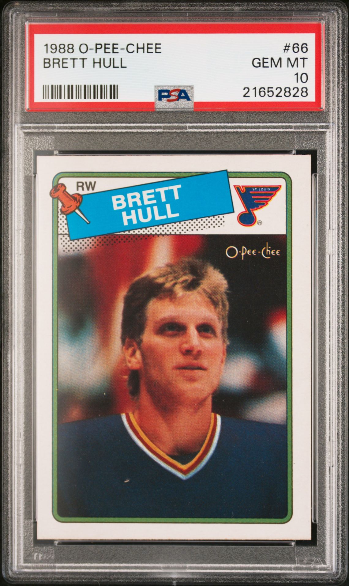 1988 Upper Deck O-PEE-CHEE #66 Brett Hull front