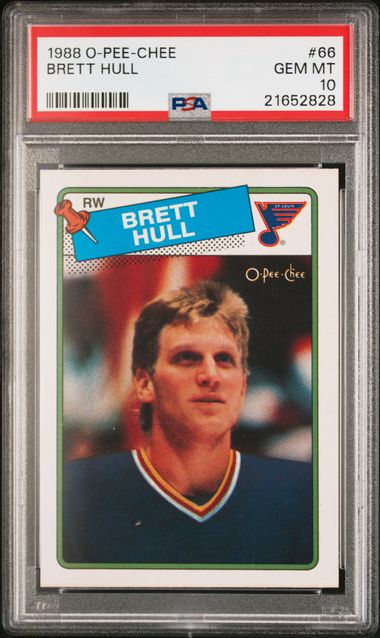 1988 Upper Deck O-Pee-Chee #66 Brett Hull front