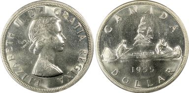 1955 S$1 Arnprior MS63