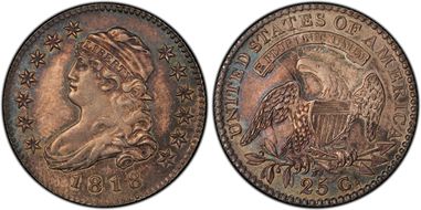 1818/5 25C Browning 1 MS64