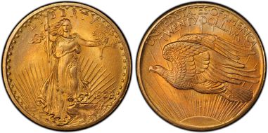 1908 $20 No Motto MS67