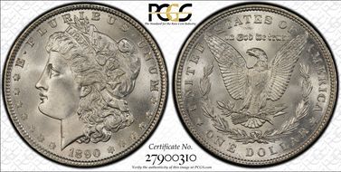 1890 $1 MS65
