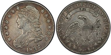 1832 50C O-122 VF35