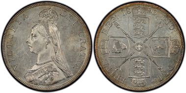 1890 Dbl Fl S-3923 MS62