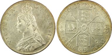 1890 Dbl Fl S-3923 MS62