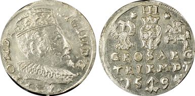 1595 3 Gr Wilno MS62