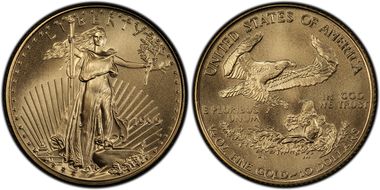 1999-W $10 Unfinished Proof Dies Gold Eagle MS69