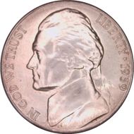 1939-S 5C Reverse of 1940 MS66FS