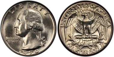 1970-D 25C MS68