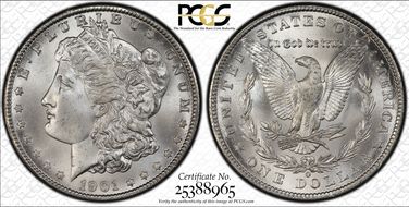 1901-O $1 MS66