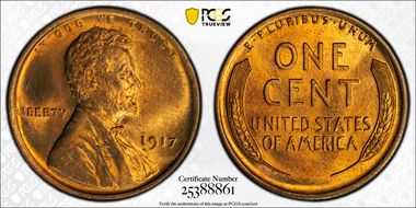 1917 1C MS66+ RD