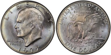 1972-D $1 MS66+