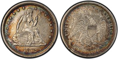 1872-S 25C XF45