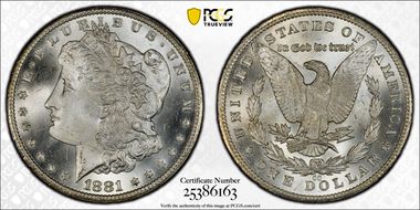 1881-CC $1 MS66