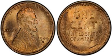 1909-S 1C Lincoln MS66RD