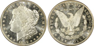 1899 $1 MS66DMPL