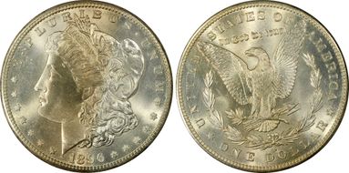 1896-S $1 MS65