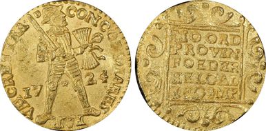 1724 Ducat Fr-285 MS62
